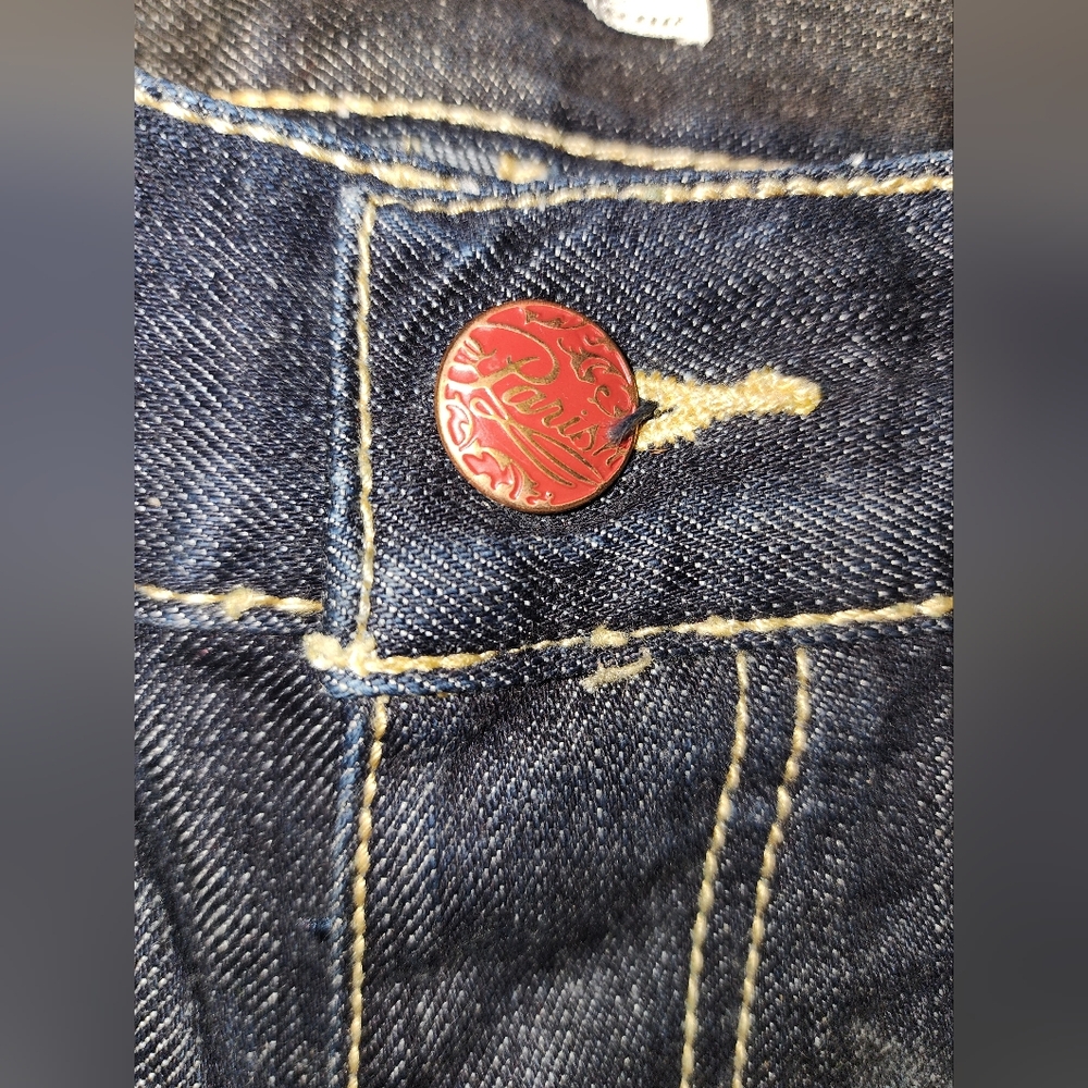 NWOT  Parish Tiger Jeans. Size 34 DEADSTOCK. NEVER WASHED OR WORN - Picture 6 of 7